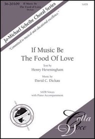 If Music Be the Food of Love SATB choral sheet music cover Thumbnail